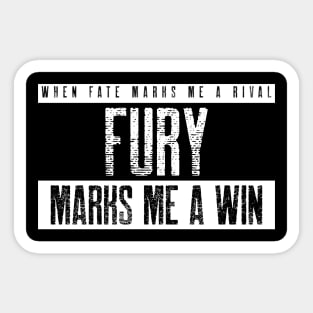 Fury Sticker